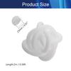 0.9" ID.x 11.48ft Non-Split Corrugated Wire Loom Tubing Flexible Polyethylene Wire Protector Tubing White 1Pcs,Aicosineg view 3