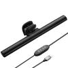 XXRBB LED Computer Monitor Light Screenbar USB Powered No Glare Eye Protect Reading Light, Adjustable 10 Brightness & 3 Color Light Modes, Black view 1