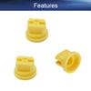 Heyiarbeit Flat Fan Spray Tip, 110 Degree Plastic Nozzle for Agricultural, Cleaning, Cooling 10Pcs(Yellow) view 3