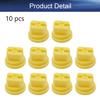 Heyiarbeit Flat Fan Spray Tip, 110 Degree Plastic Nozzle for Agricultural, Cleaning, Cooling 10Pcs(Yellow) view 4
