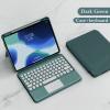 HENGHUI Magnetic Keyboard Case for iPad mini 7th Gen (A17 Pro 2024)/ mini 6th Gen 2021 Touchpad Color Keyboard Round Key Clear Case Support Portrait Mode (Dark Green) view 2