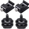 10pcs 1/4 Inch Cold Shoe Mount Adapter and Hot Shoe Flash Stand Adapter Kit for DSLR Camera Rig, Camera Flash Shoe Mounts for Light Tripod view 3