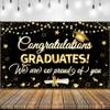 Graduation Decorations 2026 | XtraLarge Congrats Grad Banner - 72x44 Inch, Graduation Banner | Congratulations Backdrop | Black and Gold We are So Proud of You Backdrop Class of 2026, KatchOn view 1