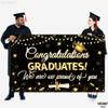 Graduation Decorations 2026 | XtraLarge Congrats Grad Banner - 72x44 Inch, Graduation Banner | Congratulations Backdrop | Black and Gold We are So Proud of You Backdrop Class of 2026, KatchOn view 2
