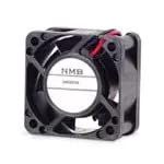 04020VA-24L-AT-00, DC Fans DC Tubeaxial Fan, 40x20mm, 24VDC, 7.4CFM, Rib Mount, Ball Bearing, Tachometer, 3 Lead Wires