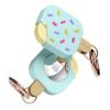 elago Ice Cream Case Compatible with Apple AirTag 2nd Gen (2026) & 1st Gen Keychain Case - Drop Protection, Carabiner Key Ring (Track Dogs, Keys, Backpacks, Purses) Tracking Device Not Included [Mint] view 1