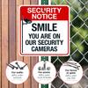 Smile You are On Our Security Cameras Sign, 24x24 Inches, Rust Free .063 Aluminum, Fade Resistant, Made in USA by Sigo Signs view 4