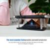 3D Holographic Display Stands Projector 3.5-6inch Mobile Smartphone Hologram,3D Holographic Display Pyramid Stands Projector for Cartoon Interaction, Entertainment (Cylindrical) view 4