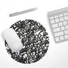 Design Skinz Modern Graffiti Art V1 Waterproof Rubber Foam Backed Anti-Slip Mouse Pad for Home Work Office or Gaming Computer Desk - Square view 3