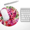 Design Skinz Tropical Hydrangea Flowers Waterproof Rubber Foam Backed Anti-Slip Mouse Pad for Home Work Office or Gaming Computer Desk - Square view 2