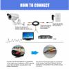 CJP-Geek 65ft Black Video Power BNC Cable Cord Lead Wires Replacement for Kguard CCTV DVR Security Cameras view 4