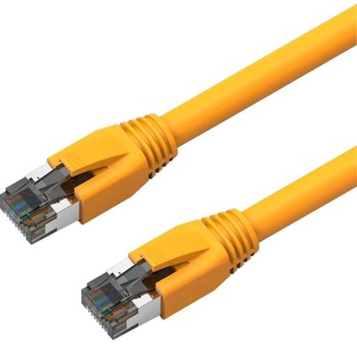 Axiom 25FT CAT8 Shielded Cable Yellow