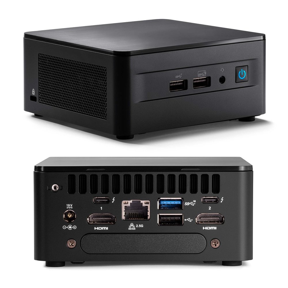 Intel NUC 12 Pro NUC12WSHi5 Mini Desktop Computer, 12th Gen Core i5-1240P(12C/16T, Up to 4.4G) Mini PC (16GB DDR4+512GB SSD)