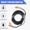 CJP-Geek 25ft Black BNC Video Power Wire Cord Replacement for Samsung Camera Cable SDH-C74040 SDH-C73040 view 3
