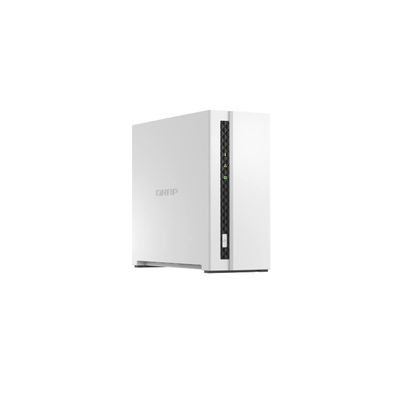 QNAP TS-133-US 1 Bay Affordable Desktop NAS with ARM Cortex-A55 Quad-core Processor and 2 GB DDR4 RAM (Diskless)