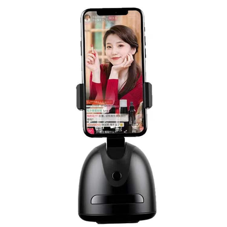 Intelligent Follow-up Gimbal face Recognition 360-degree Rotation Camera Phone Live Video stabilizer Portable Flexible Follow-up Automatic stabilizer (Send Tripod) 