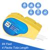 COLORTY Compatible M21-750-499 Multi-Purpose Nylon Cloth Labels 3/4 Inch for Wire/Cable Marking, Laboratory, General Identification, 75" Width, 4 Pack view 2