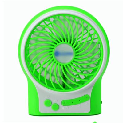 WMYDNX Portable Desk Fan,USB Mini Fan,Small but Powerful, Portable Quiet 3 Speeds Wind Desktop Fan,Home Bedroom Car School Cooling Fan High Wind (Color : Green)