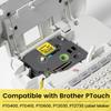 18mm Black on Yellow Label Tape Replacement for Brother TZe-641 TZe641 TZe 18mm 0.7 Laminated Yellow Tape Compatible with Brother P Touch Label for PTD400 PTD410 PTD600 PT1750, 3-Pack view 2