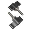 BGNing M4 Threading Rotating Knob, Adjustable Thumb Lever Screw, T Handle Wrench Adapter for SLR Camera Tripod (M4*14 Black) view 1
