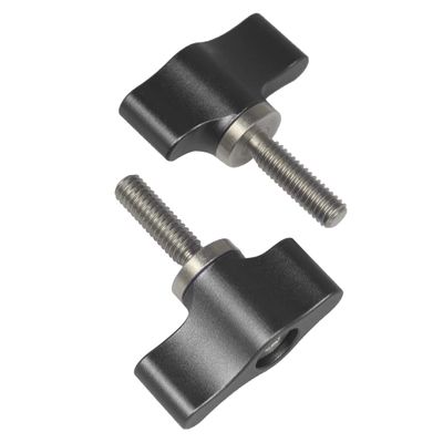 BGNing M4 Threading Rotating Knob, Adjustable Thumb Lever Screw, T Handle Wrench Adapter for SLR Camera Tripod (1 pc M4*14 Black)