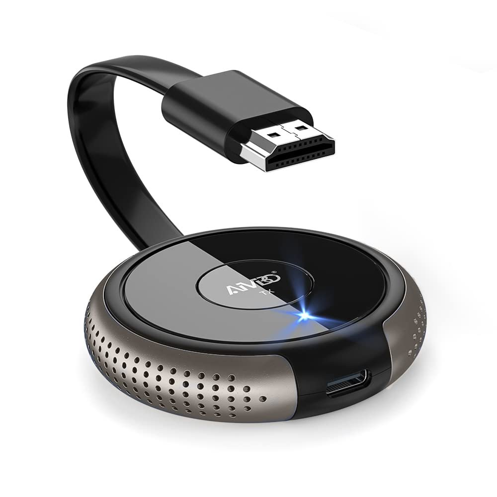 AIMIBO Wireless HDMI Transmitter TX Gray - 1 Receiver to 8 Transmitter, Best for Meeting Room