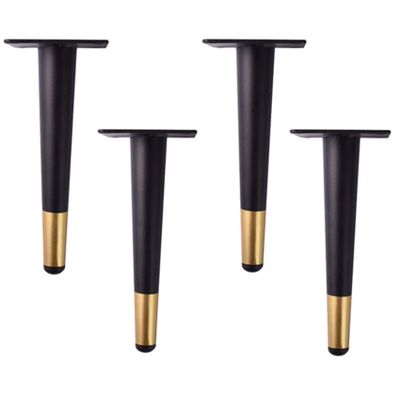 LUOFDCLDDD Furniture LegsPack of 4 Metalniture Legs,Metalniture Support Legsng Beacapacity,Taperedniture Table Legs,Anti-Slip,Tv Cabinet Sofa Legs/Vertical/250Mm