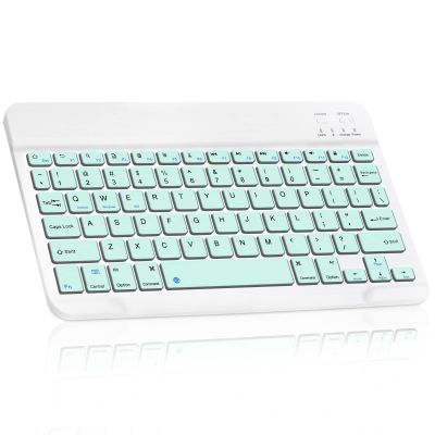 UrbanX Ultra-Slim Bluetooth Rechargeable Keyboard for vivo Y33s 5G and All Bluetooth Enabled iPads, iPhones, Android Tablets, Smartphones, Windows pc - Teal