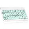 UrbanX Ultra-Slim Bluetooth Rechargeable Keyboard for vivo Y33s 5G and All Bluetooth Enabled iPads, iPhones, Android Tablets, Smartphones, Windows pc - Teal view 1