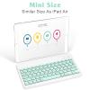 UrbanX Ultra-Slim Bluetooth Rechargeable Keyboard for vivo Y33s 5G and All Bluetooth Enabled iPads, iPhones, Android Tablets, Smartphones, Windows pc - Teal view 2