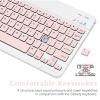UrbanX Ultra-Slim Bluetooth Rechargeable Keyboard for Tecno Camon 16 Pro and All Bluetooth Enabled iPads, iPhones, Android Tablets, Smartphones, Windows pc - Stone Grey view 4