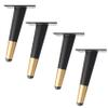 LUOFDCLDDD Furniture LegsPack of 4 Metalniture Legs,Metalniture Support Legsng Beacapacity,Taperedniture Table Legs,Anti-Slip,Tv Cabinet Sofa Legs/Tilt/250Mm view 1