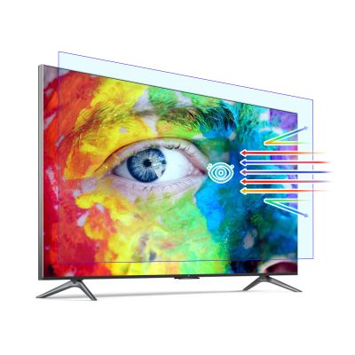 KIOP 55 Inch Anti Glare Out Blue Light Matte Film, Multi-Function TV Screen Protector,Narrow or Wide Frame, No Bubbles Fingerprints,Relieve Eye Strain,55" L1211*W682
