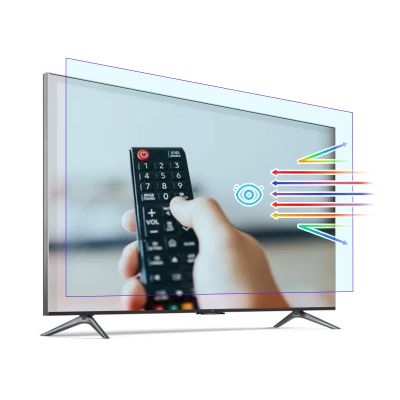 KIOP Anti Glare Out Blue Light Anti Scratch TV Screen Protector for 55 Inch Multi-Function Matte TV Screen Protector Film,55" L1211*W682