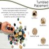 Jet Mix Tumbled Stone 1 Piece Each Assorted Attractive Genuine A Grade Approx. 0.75" to 1 Inch Image is Reference (Mix New Tumbled Set of 25) view 3