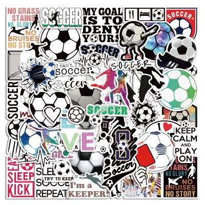 100PCS Soccer Stickers, Waterproof Sports Stickers, Water Bottles Laptop Car Decal, Perfect Gifts for Girls and Teenagers
