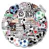 100PCS Soccer Stickers, Waterproof Sports Stickers, Water Bottles Laptop Car Decal, Perfect Gifts for Girls and Teenagers view 2