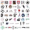 100PCS Soccer Stickers, Waterproof Sports Stickers, Water Bottles Laptop Car Decal, Perfect Gifts for Girls and Teenagers view 3