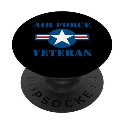 Vintage Air Force Roundel - USAF Veteran PopSockets Swappable PopGrip