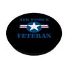 Vintage Air Force Roundel - USAF Veteran PopSockets Swappable PopGrip view 2