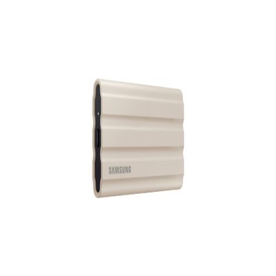 Samsung T7 Shield 2TB, Portable SSD, up to 1050MB/s, USB 3.2 Gen2, Rugged, IP65 Rated, for Photographers, Content Creators and Gaming, External Solid State Drive (MU-PE2T0K/AM, 2022), Beige