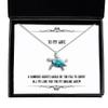 Unique Idea Wife, A Hundred Hearts Would be Too Few to Carry All My Love for!!!, Useful Christmas Opal Turtle Necklace for Wife view 1