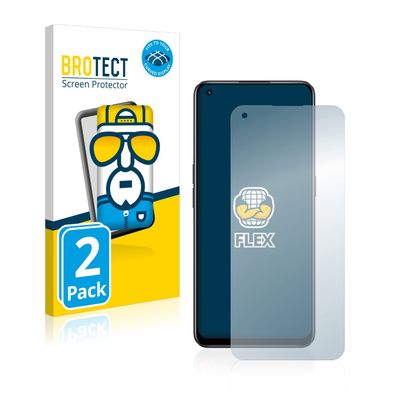 brotect 3D Curved Screen Protector Compatible with realme 9 Pro Plus (2 Pack) - Full Screen Coverage