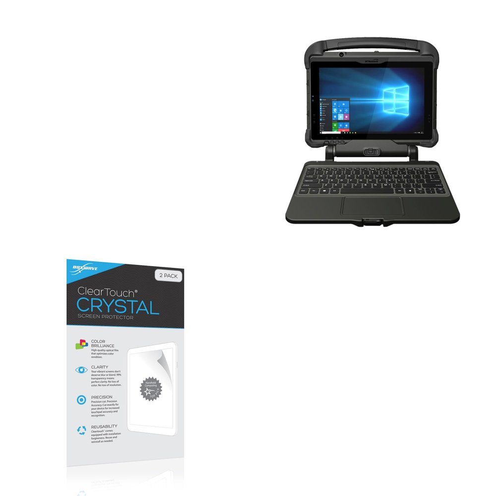BoxWave Screen Protector Compatible With DT-Research DT301Y - ClearTouch Crystal (2-Pack), HD Film Skin - Shields From Scratches