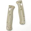 1Pair Brushed Custom Knife Handle Micarta Scales Patches Fits For Benchmade Bugout 535 (Micarta A) view 1