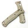 1Pair Brushed Custom Knife Handle Micarta Scales Patches Fits For Benchmade Bugout 535 (Micarta A) view 4