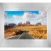 Poster Palooza 32x10 Frame Silver Pewter 1.5 Inch Wide Moulding Solid Wood Panoramic Frame with UV Acrylic Plexiglass, Foam Board Backing & Hardware Included view 1