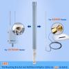 Bingfu Outdoor WiFi Antenna 5dbi RP-SMA/SMA Male Dual Band 2.4ghz 5ghz High Gain Omnidirectional Antennas for Wireless Security IP Camera WiFi Router Video Surveillance Monitor view 2