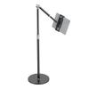 GENYS Floor Tablet Support Stand Universal Stand for Bed Sofa Desk Metal Tablet Holder,Height Adjustable, Knob Fixed, 4-13Inch Phone Tablet Stand for Standing Sitting Lying Down Use view 1