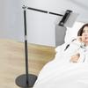 GENYS Floor Tablet Support Stand Universal Stand for Bed Sofa Desk Metal Tablet Holder,Height Adjustable, Knob Fixed, 4-13Inch Phone Tablet Stand for Standing Sitting Lying Down Use view 2